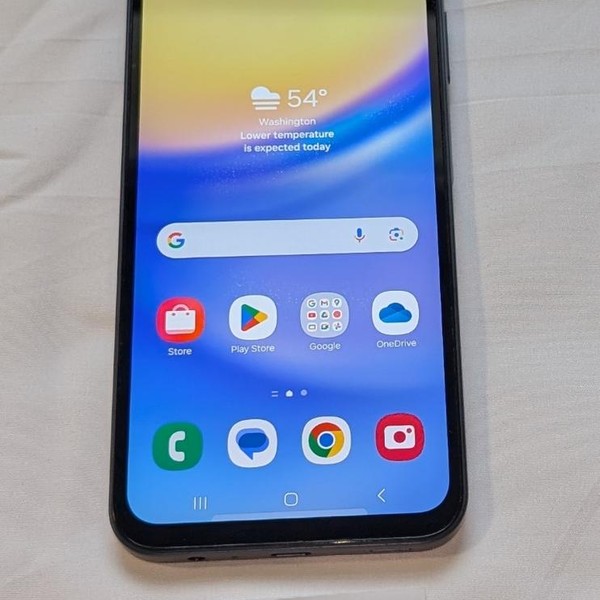 Samsung Galaxy A15 5G - Metro by T-Mobile, 64 GB, Black & Blue, 4 GB