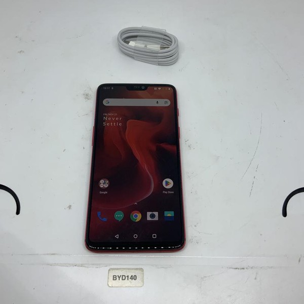 OnePlus 6 - Unlocked, 128 GB, Red, 6 GB