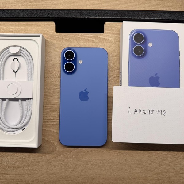 Apple iPhone 16 - Unlocked Non-US, 512 GB, Ultramarine, A3286