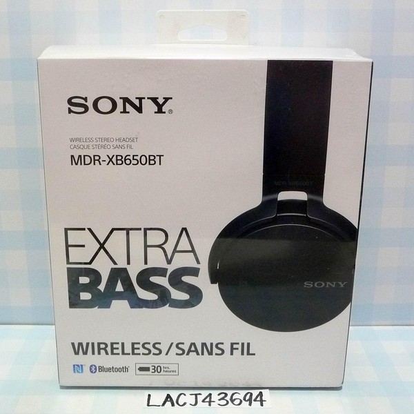 Sony MDR-XB650BT Wireless Headphones - Black