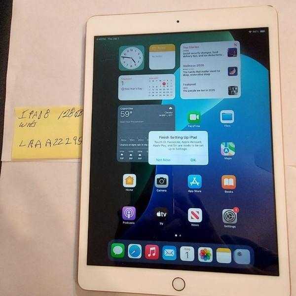 Apple iPad 8th Gen - Wi-Fi, Gold, 128 GB, A2270