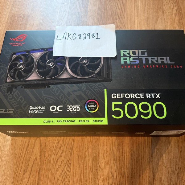 Asus GeForce RTX 5090 - ROG-ASTRAL-RTX5090-O32G, ROG ASTRAL OC