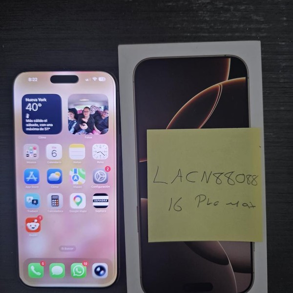 Apple iPhone 16 Pro Max - Unlocked, 256 GB, Desert, A3084