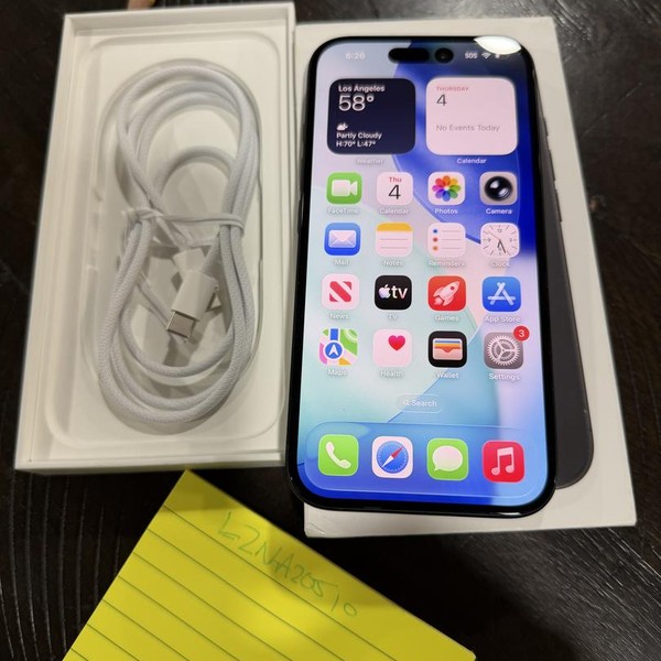 Apple iPhone 16 - Unlocked, 128 GB, Black, A3081