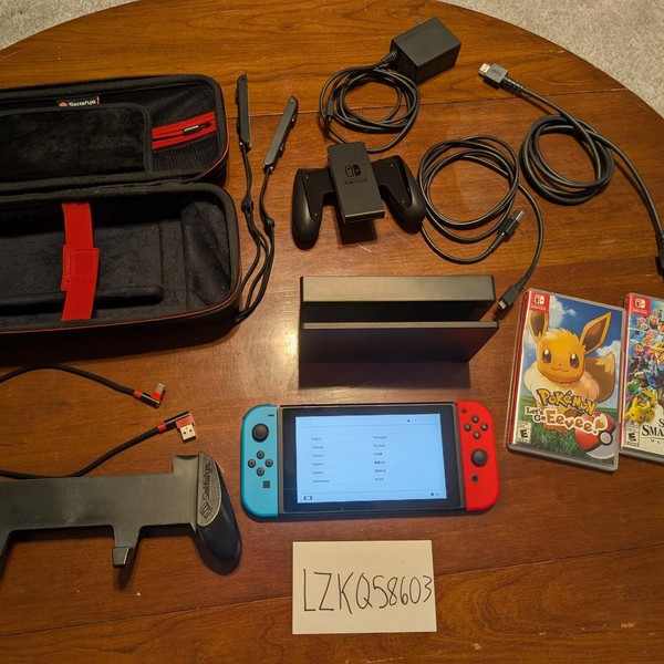 Nintendo Switch - 32 GB, Red & Blue