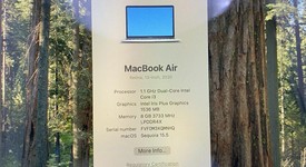 Good
													MacBook Air 2020 - 13" - I3, Silver, 256 GB, 8 GB, photo 2 of 12