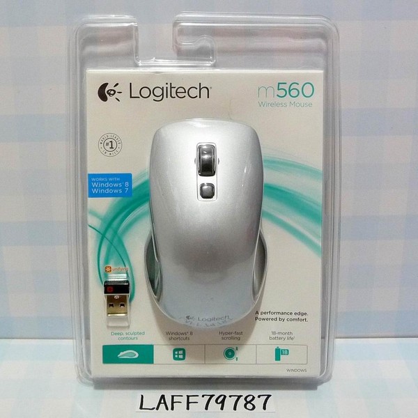 Logitech M560 Wireless Mouse - Light Steel