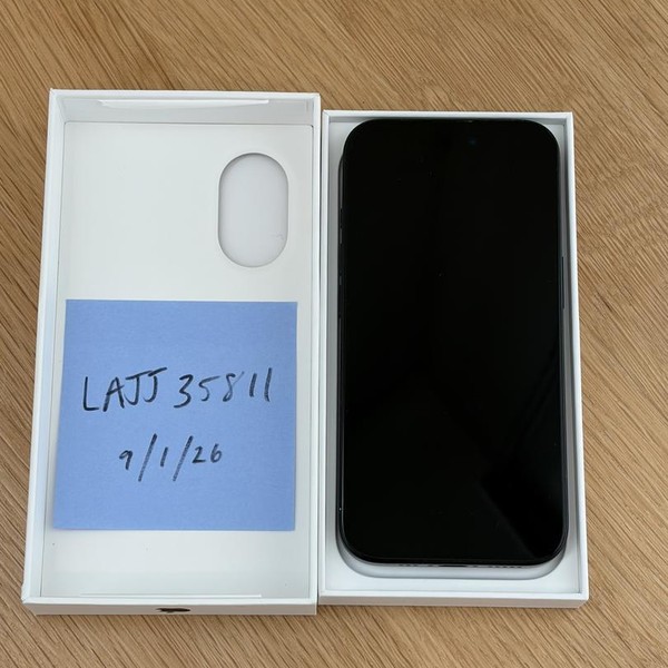 Apple iPhone 16 - Unlocked, 256 GB, Black, A3081