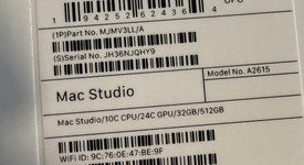 New
													Mac Studio 2022 - Apple M1 Max, 512 GB, 32 GB, 24 Core GPU, photo 3 of 6