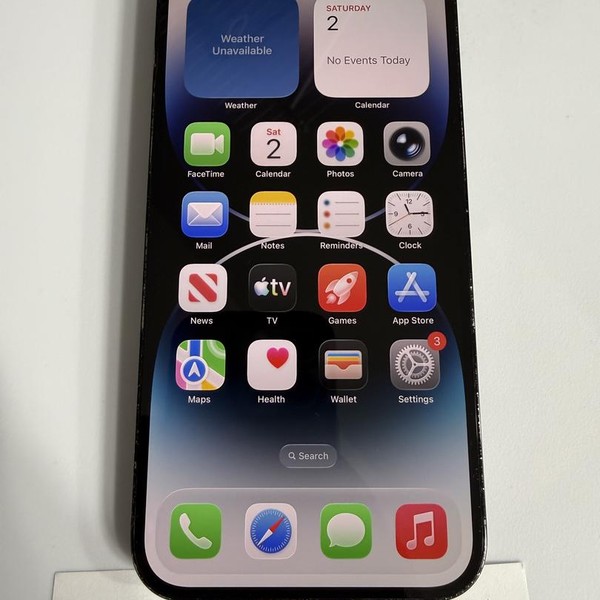 Apple iPhone 14 Pro Max - Unlocked, 128 GB, Black, A2651