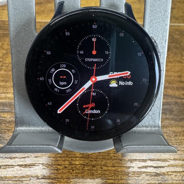 Samsung Galaxy Watch Active2 44mm - Unlocked, Black, Stainless Steel