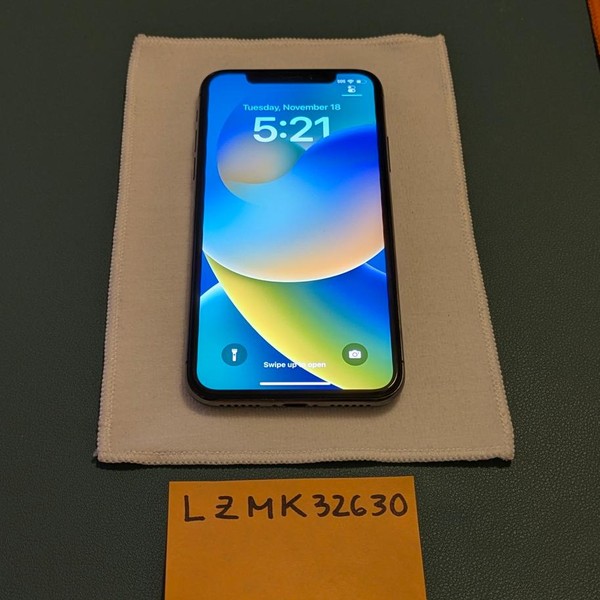 Apple iPhone X - Unlocked, Gray, 256 GB, A1865