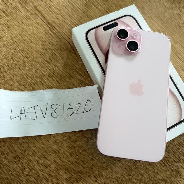 Apple iPhone 15 - Unlocked, 128 GB, Pink, A2846