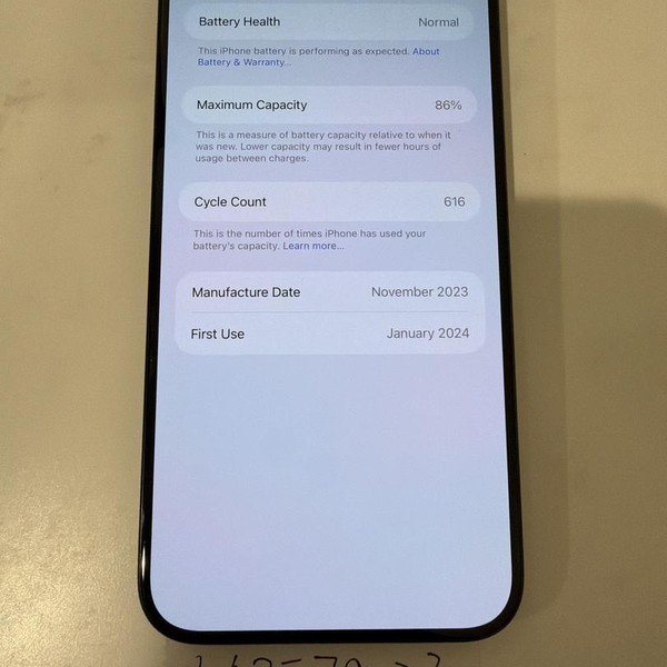 Apple iPhone 15 Pro Max - Unlocked, Blue, 256 GB, A2849