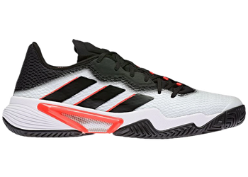 adidas Barricade White Black Solar Red for sale