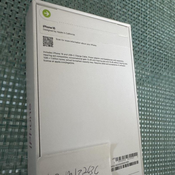 Apple iPhone 16 - Unlocked, 128 GB, Pink, A3081