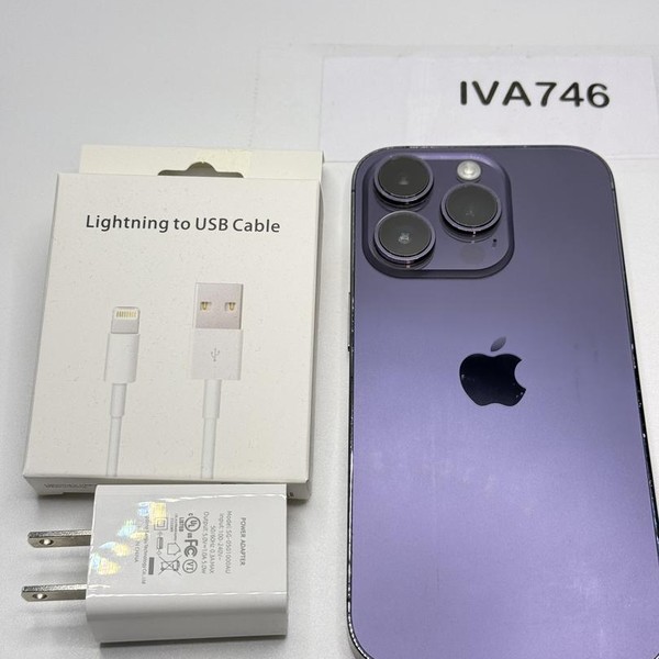 Apple iPhone 14 Pro - Unlocked, 128 GB, Purple, A2650