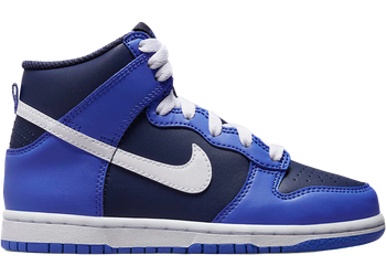 Nike Dunk High Medium Blue Midnight Navy (PS) for sale
