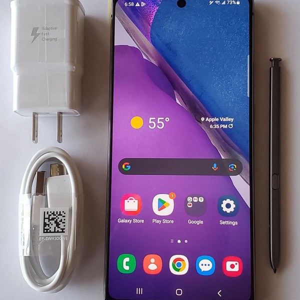 Samsung Galaxy Note 20 5G - Unlocked, Mystic Gray, 128 GB, 8 GB, SM-N981U1