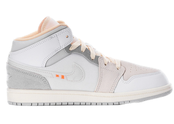 Jordan 1 Mid SE Craft Craft Inside Out White Grey (PS) for sale