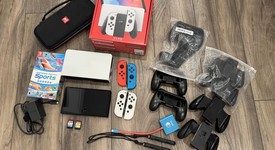 Mint
													Nintendo Switch - OLED - White, 64 GB, photo 1 of 7