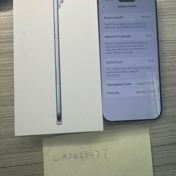 Apple iPhone Air - Unlocked, 1 TB, Sky Blue, A3260
