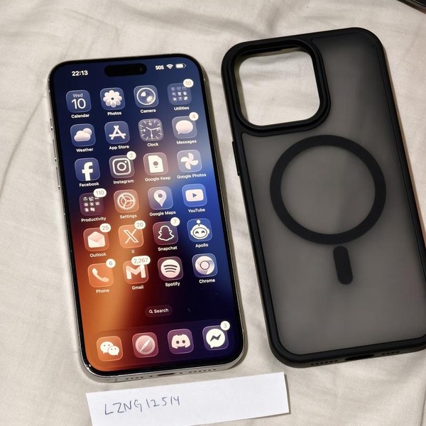 Apple iPhone 15 Pro Max - Unlocked, 256 GB, White, A2849