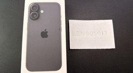 New
													Apple iPhone 16 - Verizon, Black, 128 GB, A3081, photo 1 of 2