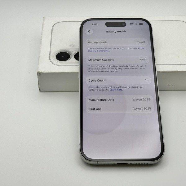 Apple iPhone 16 - Unlocked, 128 GB, White, A3081