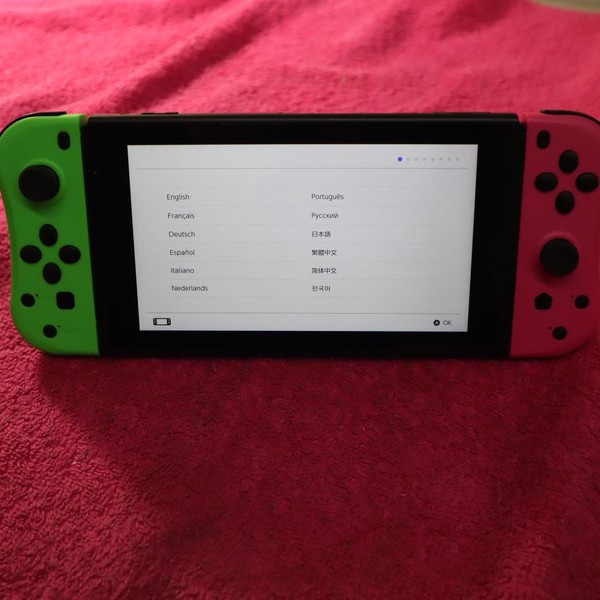 Nintendo Switch - 32 GB, Pink & Green