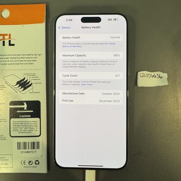 Apple iPhone 15 Pro Max - AT&T, 512 GB, Natural, A2849