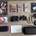 Mint Nintendo Switch - OLED - 64 GB, Violet, Pokemon Scarlet & Violet