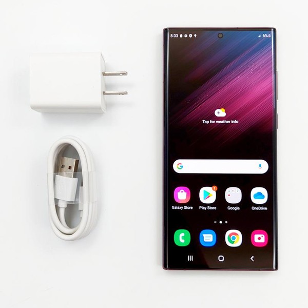 Samsung Galaxy S22 Ultra - T-Mobile, Burgundy, 512 GB, 12 GB, SM-S908U