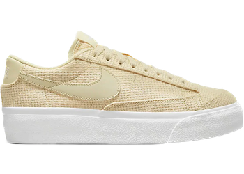 Nike Blazer Low Platform Woven Fossil (Women's) for sale