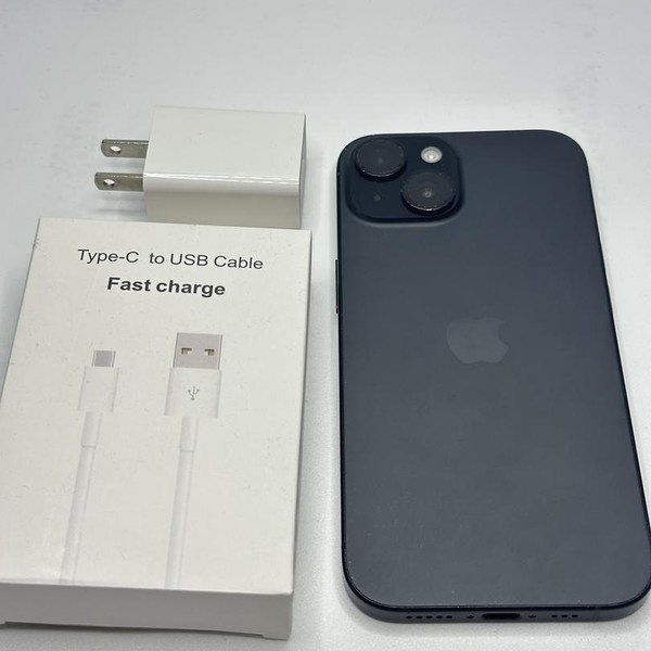 Apple iPhone 15 - Unlocked, 128 GB, Black, A2846