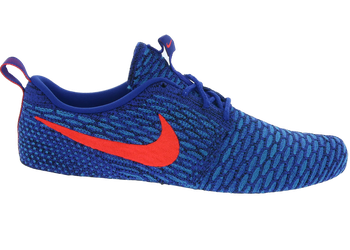 Nike Roshe Run Flyknit Game Royal Bright Crimson for sale