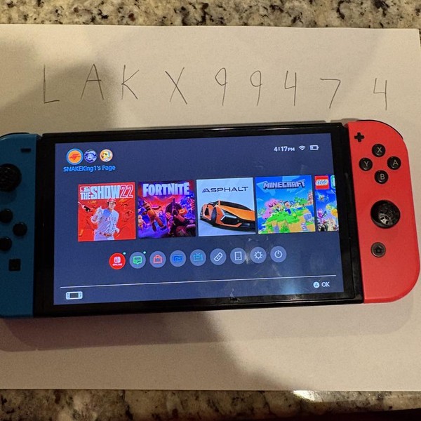 Nintendo Switch - OLED - 64 GB, Red & Blue