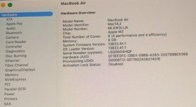 Good
													MacBook Air 2022 (M2) - 13" - Apple M2, Gray, 256 GB, 8 GB, photo 4 of 10