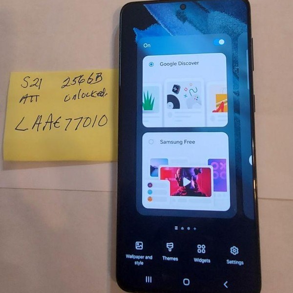 Samsung Galaxy S21 Plus 5G - AT&T, Black, 256 GB, 8 GB, SM-G996U