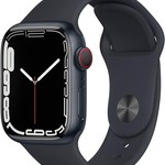 Mint Apple Watch Series 7 41mm - Midnight, A2473 - GPS, Aluminum