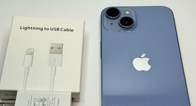 Good
													Apple iPhone 14 - Unlocked, Blue, 128 GB, A2649, photo 4 of 4