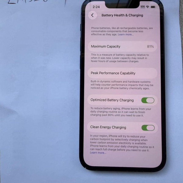 Apple iPhone 13 Mini - Unlocked, 128 GB, Midnight, A2481