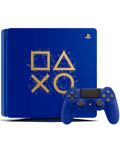 PlayStation 4 Slim - 1 TB, Blue, Days of Play