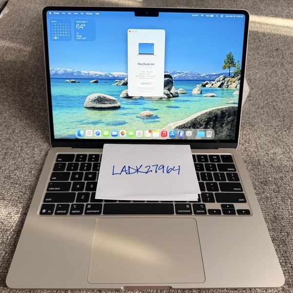 MacBook Air 2025 (M4) - 13 inch - 256 GB, Starlight, 16 GB, Apple M4