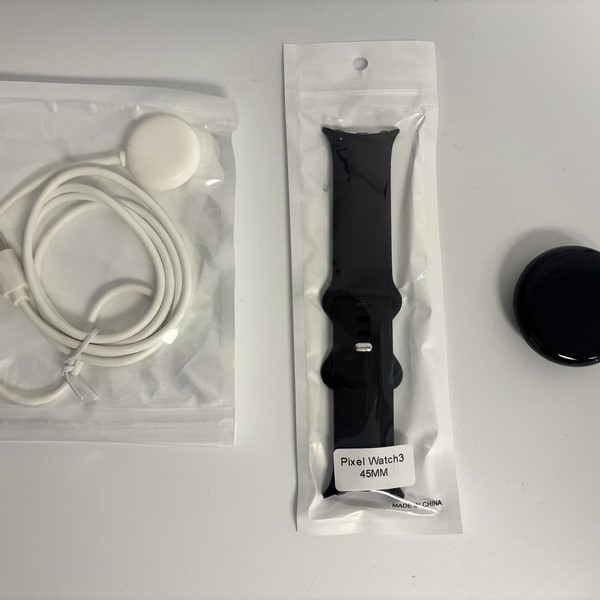 Google Pixel Watch 3 - Wi-Fi, Black, 45mm, Wi-Fi