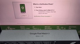 New
													Google Pixel Watch 3 - Unlocked, Black, 45mm, LTE, photo 2 of 3