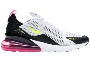 Nike Air Max 270 White Black Fuchsia Volt for sale