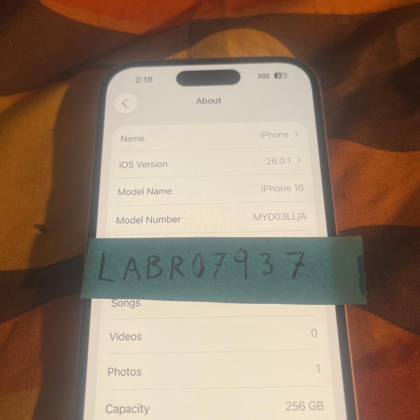 Apple iPhone 16 - Unlocked, 256 GB, Pink, A3081