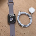 Good Apple Watch Series 7 45mm - Unlocked, Silver, A2477 - Cellular, Stainless