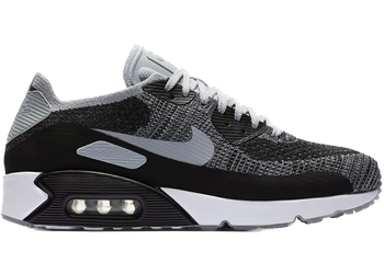 Nike Air Max 90 Ultra 2.0 Flyknit Black Wolf Grey for sale